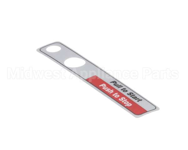 00-477735 Hobart Label,Start/Stop (Dom)