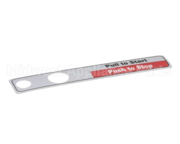 00-477735 Hobart Label,Start/Stop (Dom)