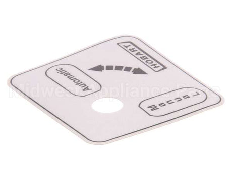 00-479288 Hobart Label,Auto/Man (Domestic)
