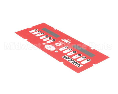 00-497422-00001 Vulcan Hart Overlay, Control Panel-Vulcan