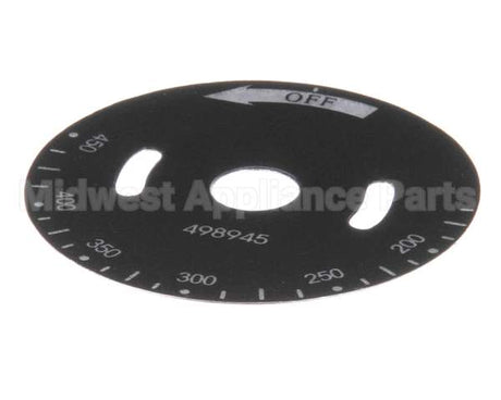 00-498945 Vulcan Hart Dial, Vcrg Temperature