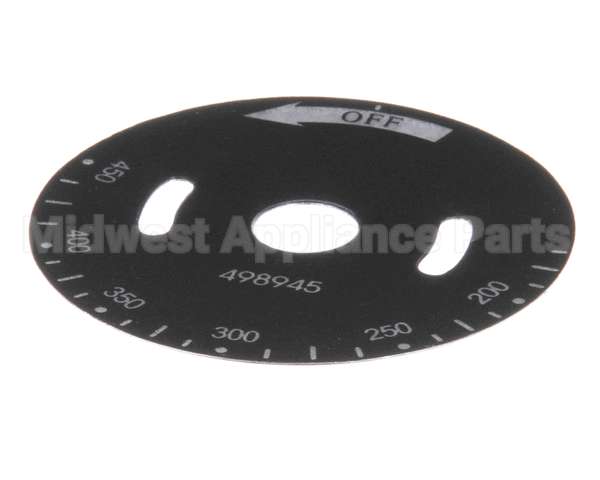 00-498945 Vulcan Hart Dial, Vcrg Temperature