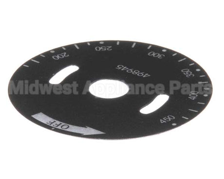 00-498945 Vulcan Hart Dial, Vcrg Temperature