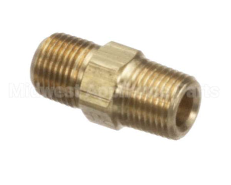 00-722167 Vulcan Hart Nipple,Hex 1/8 X 1/8 Brass