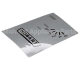 00-811835 Hobart Label,Control Panel Logo