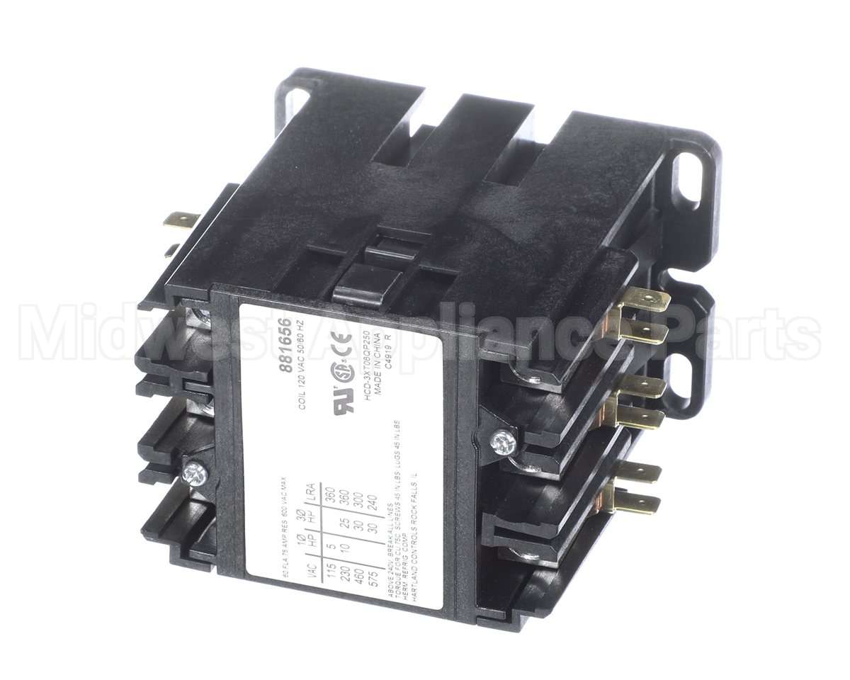 00-881656 Vulcan Hart Contactor,3 Pole 6