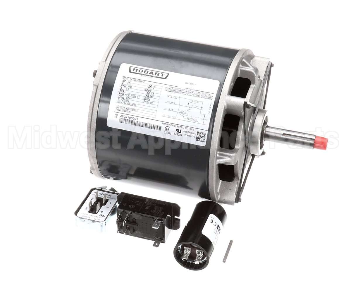 00-913102-00348 Hobart Kit, Motor, Cap, Switch