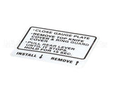 00-914681 Hobart Label, Instruction
