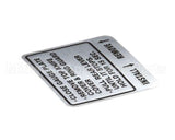 00-914681 Hobart Label, Instruction