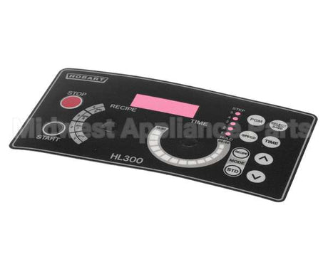 00-916766 Hobart Overlay,Hl300 Recipe