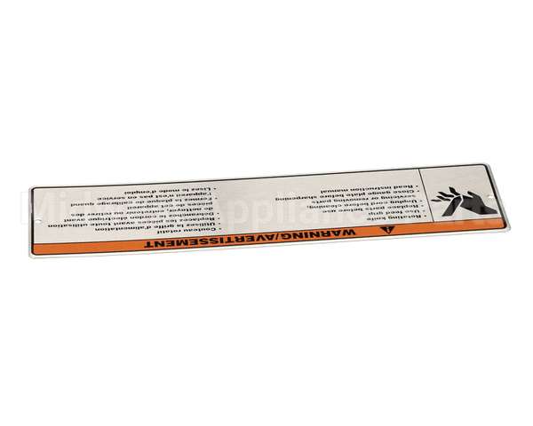 00-916957-00017 Hobart Label, Warning
