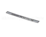 00-916957-00050 Hobart Label, Slicer Lifting Message