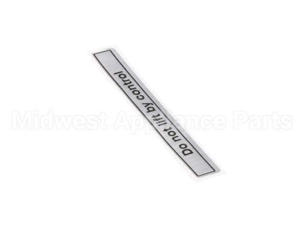 00-916957-00050 Hobart Label, Slicer Lifting Message