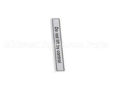 00-916957-00050 Hobart Label, Slicer Lifting Message