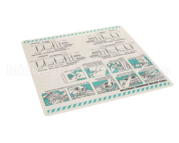 00-918418 Hobart Label,Install,Pre-Op Check