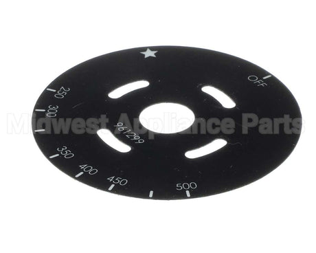 00-922421 Vulcan Hart Dial Plate