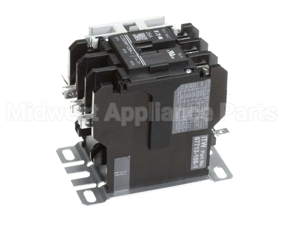 00-949709-00002 Hobart Contactor, W/Aux Side Switch