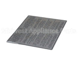 00-974827 Hobart Label, Dishwasher-Bilingual