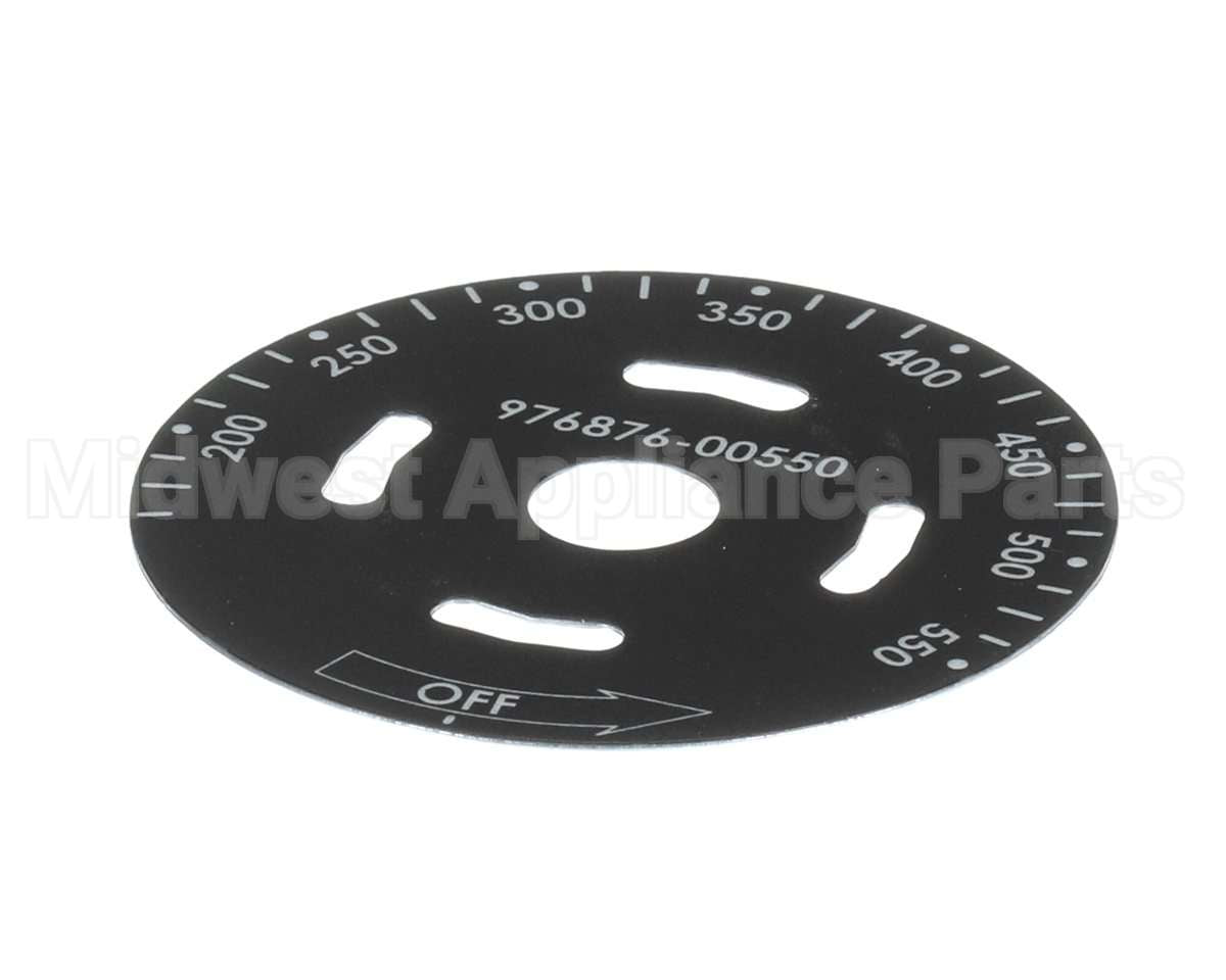 00-976876-00550 Vulcan Hart Temp Dial 550F