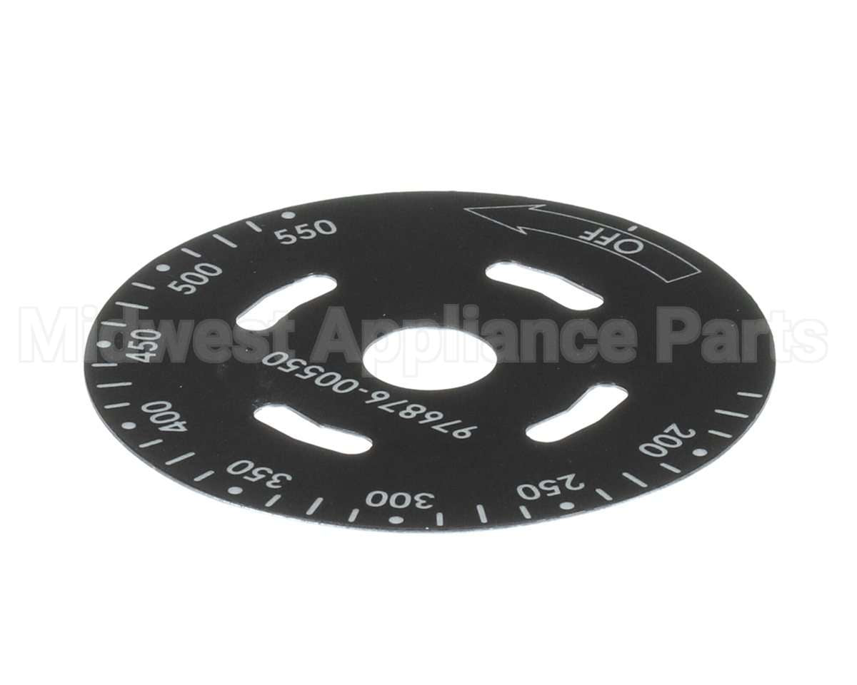 00-976876-00550 Vulcan Hart Temp Dial 550F