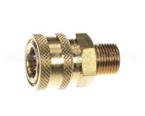 000-0242 Spray Master Socket, Qc, F-T, 3/8" Brass