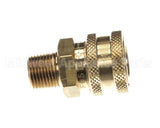 000-0242 Spray Master Socket, Qc, F-T, 3/8" Brass
