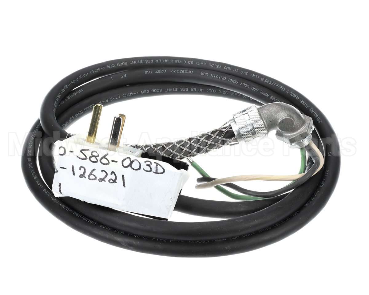 000-586-003D-S Delfield Assembly,Cord/Plug,#10/3,5- 30P