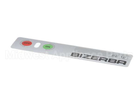 000000060376400300 Bizerba Decal, On/Off