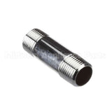 000357-40 T&S Brass Nipple, 3/8Npt X 2 Long, Polished-Chrome