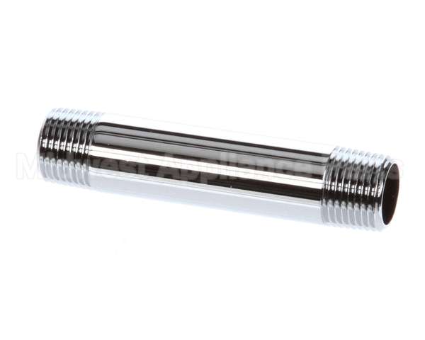000358-40 T&S Brass Nipple / Riser, 3/8 Npt X 3 Long, Chrome
