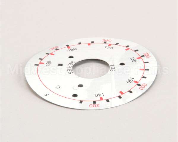 8021470 Frymaster Label, Dial Plate 135 Series