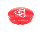 001193-19NS T&S Brass Snap-In Index Button, Red (T&S Logo)