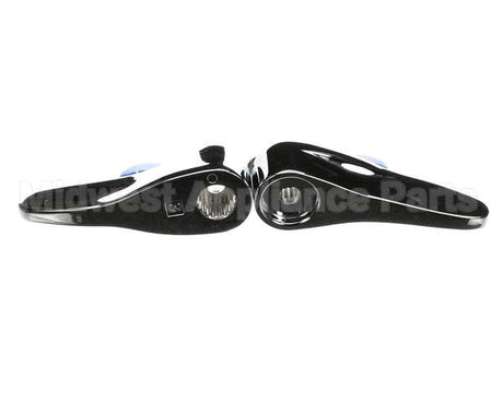 001636-45NS-M2 T&S Brass New-Style Lever Handles, Blue Indexes (T