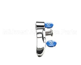 001636-45NS-M2 T&S Brass New-Style Lever Handles, Blue Indexes (T