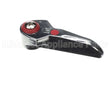 001637-45AM T&S Brass Lever Handle, Red Index (Hot), Screw W/
