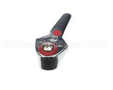 001637-45AM T&S Brass Lever Handle, Red Index (Hot), Screw W/