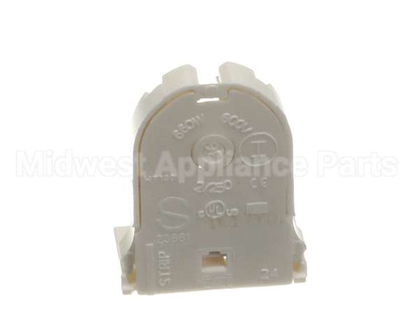 0018951 Wisco Lamp Holder T8/T12 Push Thru Fluorescent