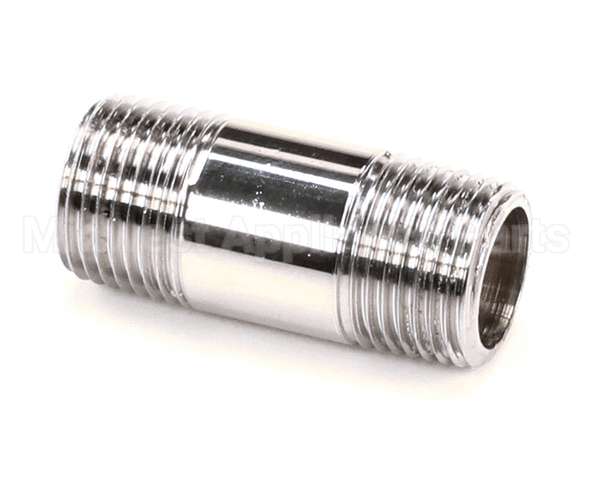 002341-40 T&S Brass Nipple 38 Npt X 112 Long (Chrome Pla