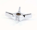 002521-45 T&S Brass 4-Arm Kitchen Handle, Chrome-Plated