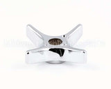 002521-45 T&S Brass 4-Arm Kitchen Handle, Chrome-Plated
