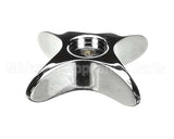 002521-45NS T&S Brass 4-Arm Kitchen Handle, Chrome-Plated