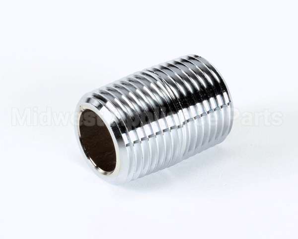 002534-25 T&S Brass 1/2 Npt Close Nipple (Chrome Plated)