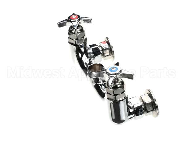 002840-40 T&S Brass Big-Flo Faucet Assembly, Swivel Outlet,