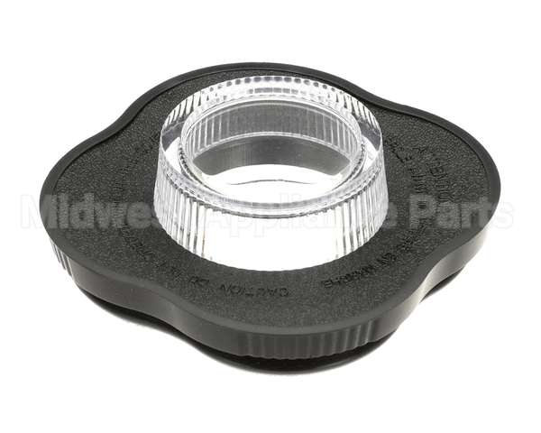 004315 Waring 2 Pc. Clover Leaf Lid /Black