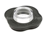 004315 Waring 2 Pc. Clover Leaf Lid /Black