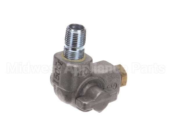 004573 Keating Gas Cock 14 18 Up Angled For