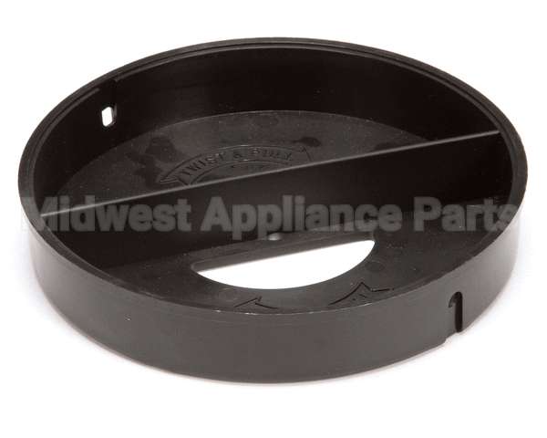 004ADJ2C-P Dispense-Rite Cap, End, Black Plastic, Holds