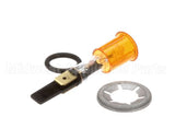 005011 Electrolux Professional Yellow Pilot Lamp Assembly; Round; 230V