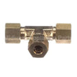 006474 Compatible Keating Compression Fitting Tee 1/4 Br