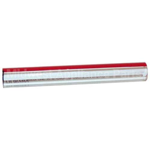 008742 Compatible Groen Tube, Glass-Red & White Stripe